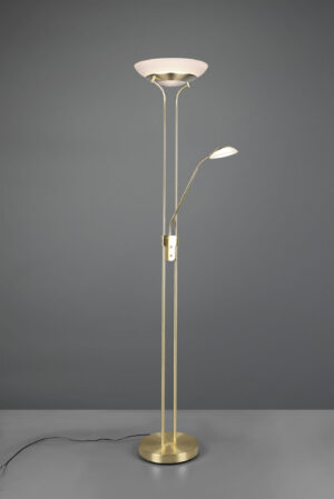 Φωτιστικό Δαπέδου Reality LED 27W  Ορείχαλκος Ματ Μεταλλικό Dimmable 2700lm 3000K  R40073508