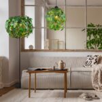 Φωτιστικό Δαπέδου με Πράσινα Φύλλα Φ70 LEAVY 3xE14 Reality – R40463015