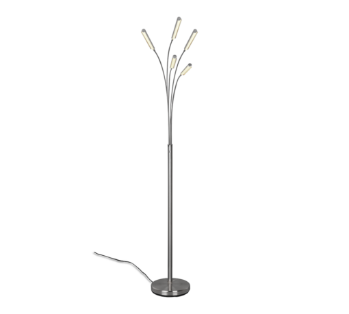 Φωτιστικό Δαπέδου Reality LED 3,5W  Νίκελ Ματ Μεταλλικό Step Dimmable 350lm 3000K  R41031507