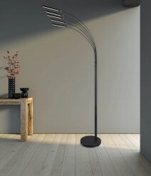 Φωτιστικό Δαπέδου Reality LED 3,5W  Νίκελ Ματ Μεταλλικό Step Dimmable 350lm 3000K  R41031507