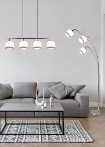 Φωτιστικό Δαπέδου Trio Lighting 3xE14 Χρώματος Χρωμίου – R41553006
