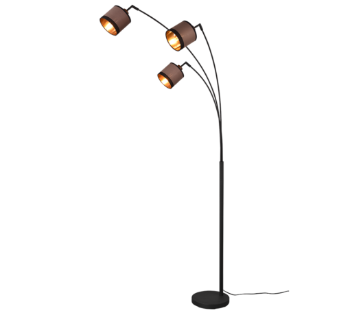 Φωτιστικό Δαπέδου Trio Lighting 3xE14 Καφέ Χρώματος – R41553041