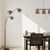 Φωτιστικό Δαπέδου Trio Lighting 3xE14 Καφέ Χρώματος – R41553041