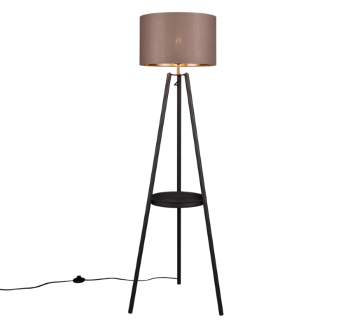 Φωτιστικό Δαπέδου Trio Lighting 1xE27 Μαύρου Χρώματος – R41561032