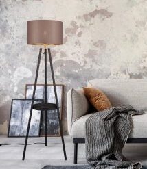 Φωτιστικό Δαπέδου Trio Lighting 1xE27 Μαύρου Χρώματος – R41561032