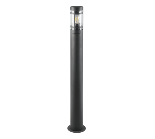 Φωτιστικό Κολωνάκι Κήπου Ανθρακί PALOMA 1x E27 IP44 Reality – R41716142