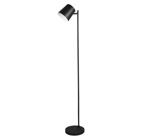 Επαναφορτιζόμενο Φωτιστικό Δαπέδου Reality LED 4,5W  Μαύρο Ματ Μεταλλικό Step Dimmable 350lm 3000K  R42111132