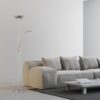 Φωτιστικό Δαπέδου SPOCK Reality LED 24W Νίκελ Ματ Μεταλλικό Dimmable 2200lm+500lm 3000K  R42292107