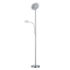 Φωτιστικό Δαπέδου Reality LED 18W  Νίκελ Ματ Μεταλλικό Dimmable 1700lm 3000K  R42752107