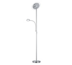 Φωτιστικό Δαπέδου Reality LED 18W  Νίκελ Ματ Μεταλλικό Dimmable 1700lm 3000K  R42752107