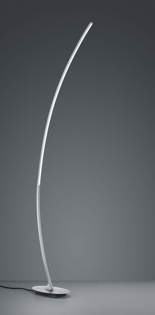 Φωτιστικό Δαπέδου Reality LED 11W  Βουρτσισμένο Αλουμίνιο Μεταλλικό 1100lm 3000K  R42791105