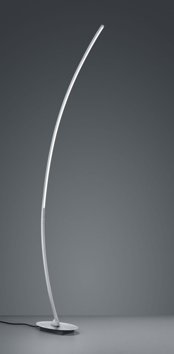 Φωτιστικό Δαπέδου Reality LED 11W  Βουρτσισμένο Αλουμίνιο Μεταλλικό 1100lm 3000K  R42791105