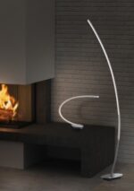 Φωτιστικό Δαπέδου Reality LED 11W  Βουρτσισμένο Αλουμίνιο Μεταλλικό 1100lm 3000K  R42791105