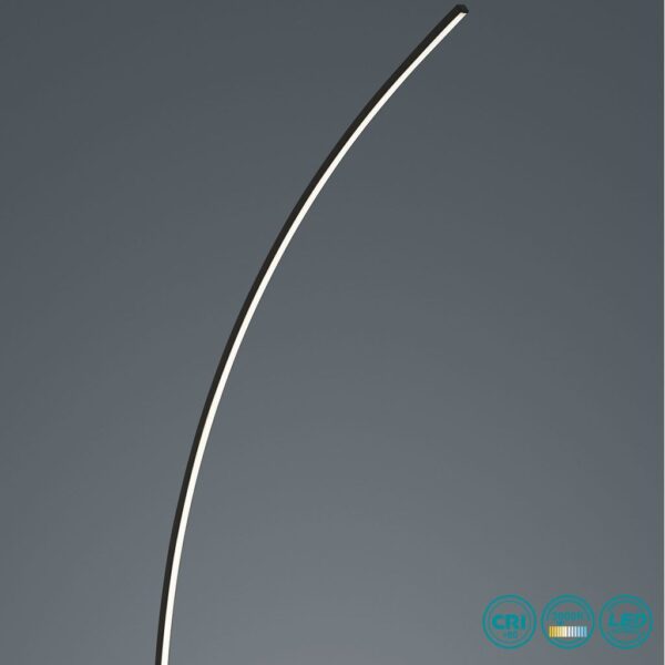 Φωτιστικό Δαπέδου Reality LED 11W  Μαύρο Ματ Μεταλλικό 1100lm 3000K  R42791132