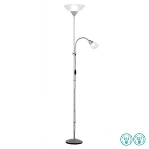 Φωτιστικό Δαπέδου Reality   E27 Τιτάνιο Μεταλλικό    R4393-87