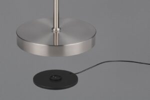 Επαναφορτίζομενο Φωτιστικό Δαπέδου Νίκελ Ματ MORENO LED Dimmable 3W 300lm CCT με Βάση Φόρτισης Reality – R44561107