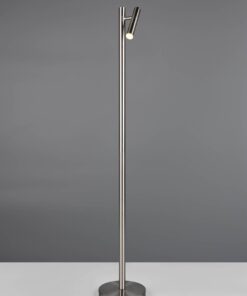 Επαναφορτίζομενο Φωτιστικό Δαπέδου Σποτ Νίκελ Ματ GOMEZ LED Dimmable 3W 300lm CCT με Βάση Φόρτισης Reality – R44571107