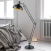 Φωτιστικό Δαπέδου Reality   E27 Μαύρο Ματ Μεταλλικό    R46061032