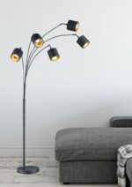 Φωτιστικό Δαπέδου Reality   5xE14 Μαύρο Ματ Μεταλλικό    R46330579