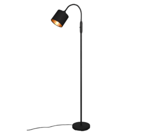 Φωτιστικό Δαπέδου Reality E14   Μαύρο Ματ Μεταλλικό    – R46331079