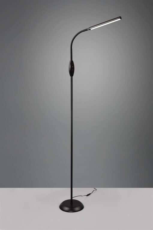 Φωτιστικό Δαπέδου Μαύρο TORO Reality LED 5W CCT 700lm Dimmable Αφής – R47641102