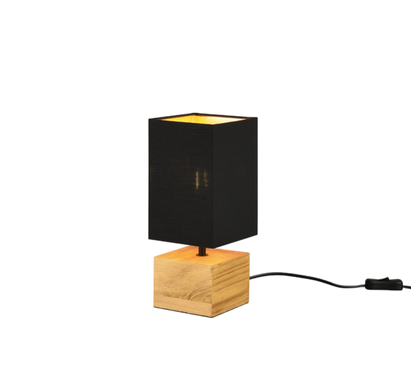 Επιτραπέζιο Φωτιστικό Reality WOODY  1x E14 Φυσικό Ξύλο   – R50171080