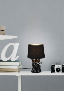 Πορτατίφ Reality   E14 Μαύρο Κεραμικό    R50231002