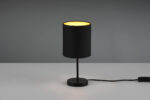 Επιτραπέζιο Φωτιστικό Reality JERRY  1x E14 Schwarz-Gold Μεταλλικό   – R50491080