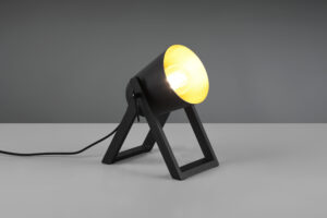 Επιτραπέζιο Φωτιστικό Reality MARC  1x E27 Schwarz-Gold Ξύλο   – R50721080