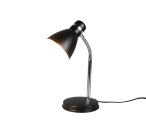 Επιτραπέζιο Φωτιστικό Reality HARVEY  1x E27 Μαύρο Ματ Μεταλλικό   – R50731032