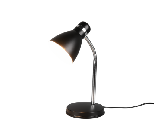 Επιτραπέζιο Φωτιστικό Reality HARVEY  1x E27 Μαύρο Ματ Μεταλλικό   – R50731032