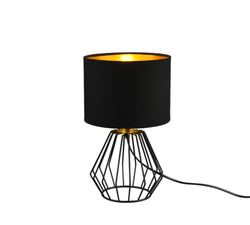 Πορτατιφ Reality E14   Μαύρο Μεταλλικό    – R50931002