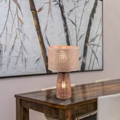 Πορτατιφ Reality E27 Καφέ Rattan  – R50972026