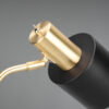 Επιτραπέζιο Φωτιστικό Reality ADAM  1x E14 Schwarz-Gold Μεταλλικό   – R51041080