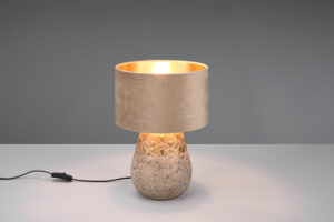 Επιτραπέζιο Φωτιστικό Reality KIRAN  1x E27 Γκρι Κεραμικό   – R51231061