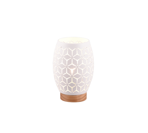 Επιτραπέζιο Φωτιστικό Trio Lighting 1xE27 Λευκού Χρώματος – R51571031