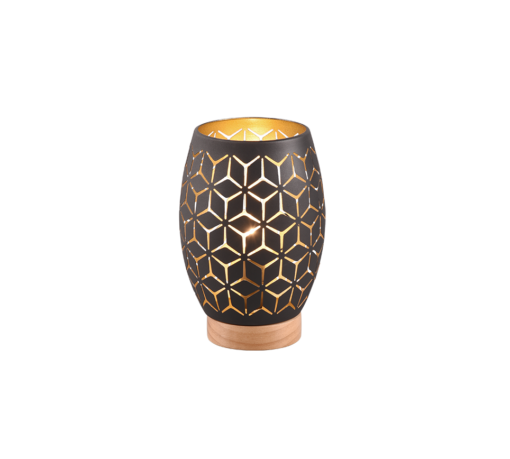 Επιτραπέζιο Φωτιστικό Trio Lighting 1xE27 Μαύρου Χρώματος – R51571080