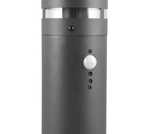 Φωτιστικό Κολωνάκι Κήπου Ανθρακί 50cm PALOMA 1x E27 με Ανιχνευτή Κίνησης IP44 Reality – R51719142