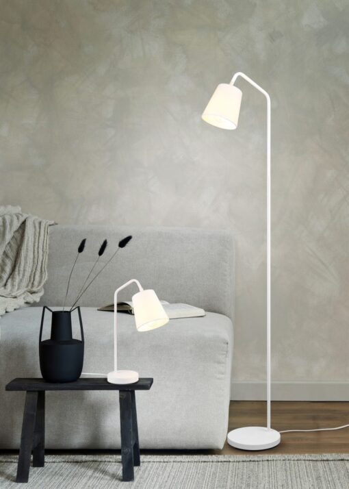 Επιτραπέζιο Φωτιστικό Reality 1x E27 Λευκό Ματ – R51721031