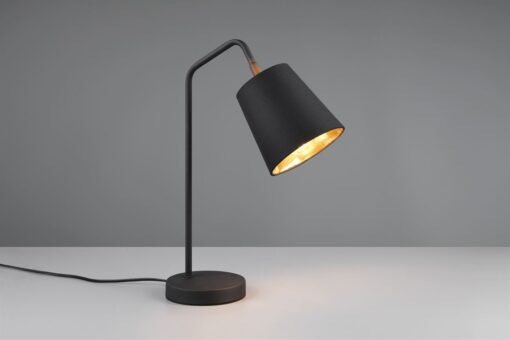 Επιτραπέζιο Φωτιστικό Reality 1x E27 Μαύρο Ματ – R51721032