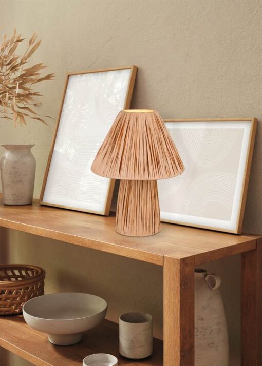 Πορτατιφ Καφέ Ρατταν ANEA 2x E14 Reality – R51752036