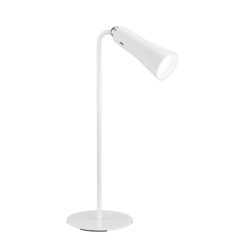 Επιτραπέζιο Φωτιστικό Reality MAXI  LED, 2W · 200lm, 3000K Λευκό Ματ Μεταλλικό, Αφής, Επαναφορτιζόμενη μπαταρία, Επαναφόρτιση σύνδεσης USB-C- R52121131