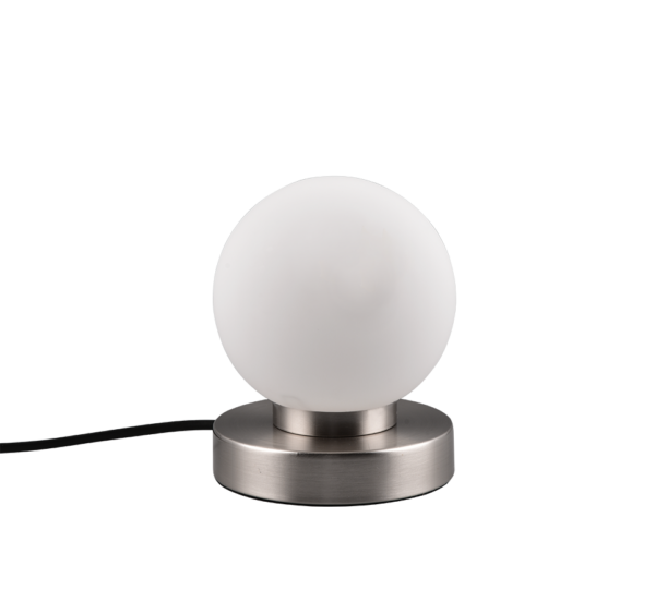 Επιτραπέζιο Φωτιστικό Reality PRINZ II  1x E14 Νίκελ Ματ Μεταλλικό αφής   – R54011001