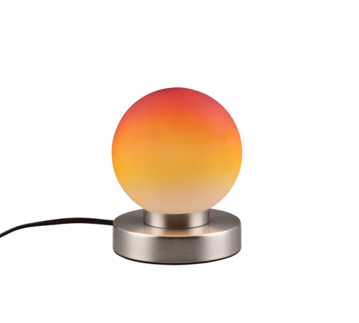 Επιτραπέζιο Φωτιστικό Trio Lighting Reality PRINZ II 1x E14 Νίκελ Ματ Μεταλλικό – R54011018
