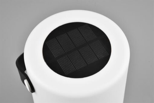 Ηλιακό Επαναφορτιζόμενο Πορτατιφ Λευκό GARCIA LED 1W 15lm RGB+3000K IP44 Reality – R54066101