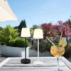 Επιτραπέζιο Φωτιστικό Trio Lighting LED 2.2W IP44 Λευκού Χρώματος Επαναφορτιζόμενο Step Dimmable – R54086131
