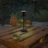 Επιτραπέζιο Φωτιστικό Trio Lighting LED 1.5W Επαναφορτιζόμενο USB Step Dimmable Μαύρου Χρώματος  – R54096132