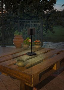 Επιτραπέζιο Φωτιστικό Trio Lighting LED 1.5W Επαναφορτιζόμενο USB Step Dimmable Μαύρου Χρώματος  – R54096132