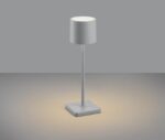 Επαναφορτιζόμενο Πορτατιφ Γκρι FERNANDEZ LED 1.5W 130lm CCT Dimmable Αφής με Ασύρματη Βάση Φόρτισης IP54 Reality – R54096177