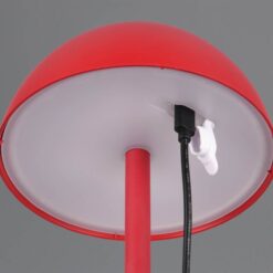 Επαναφορτιζόμενο Πορτατιφ Κόκκινο RICARDO LED 1.7W 240lm 3000Κ Dimmable Αφής IP54 Reality – R54106110